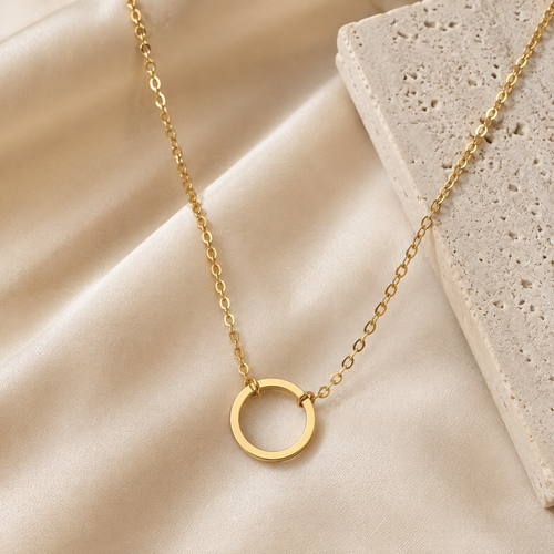 Collar de Gargantilla Simple de alta calidad de Color dorado con colgante Lariat con personalidad Casual de moda de